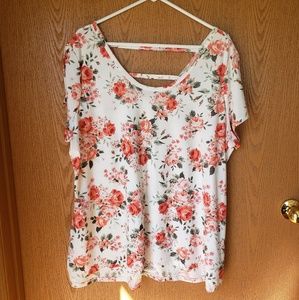 Floral Plus Size Blouse